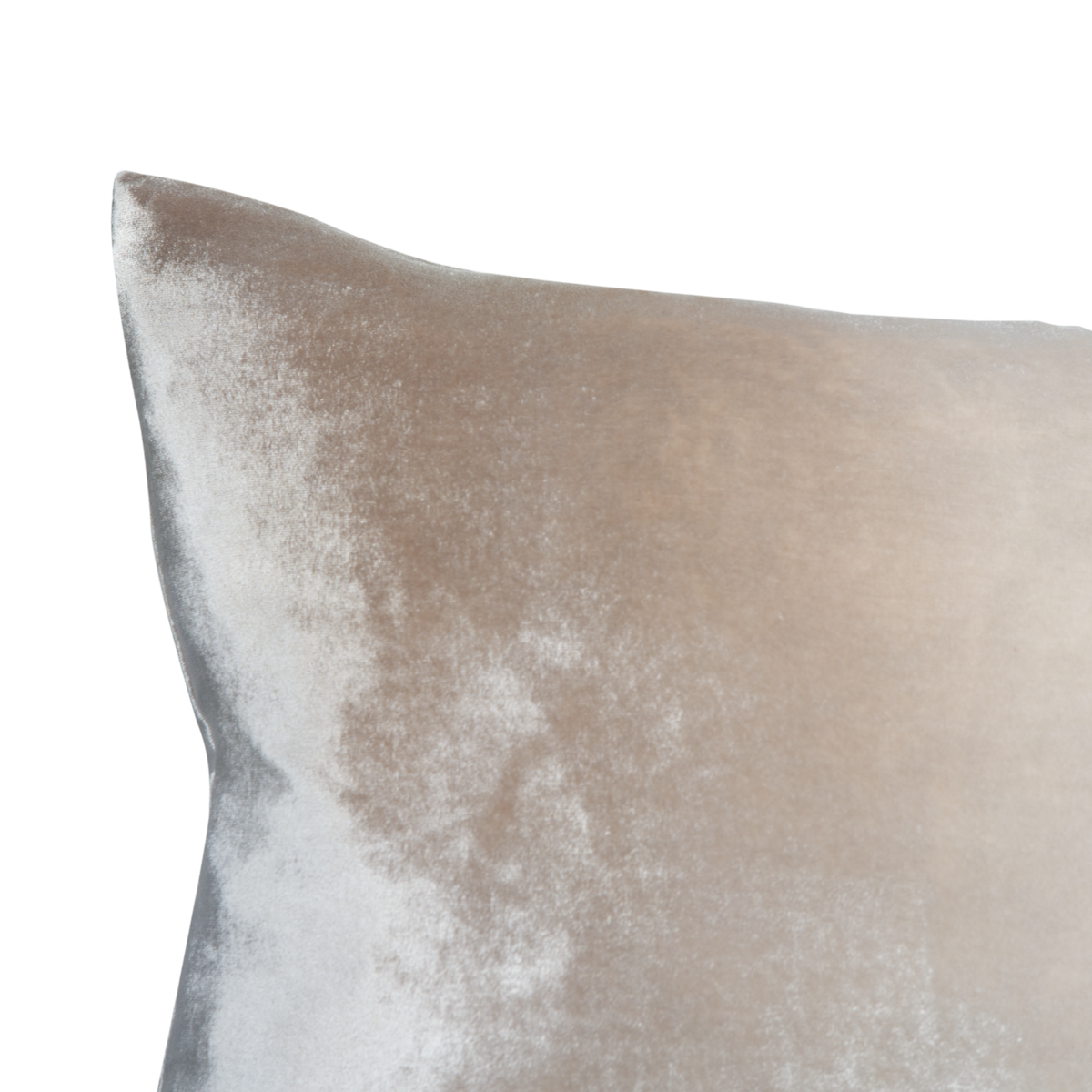 Beige velvet pillow best sale