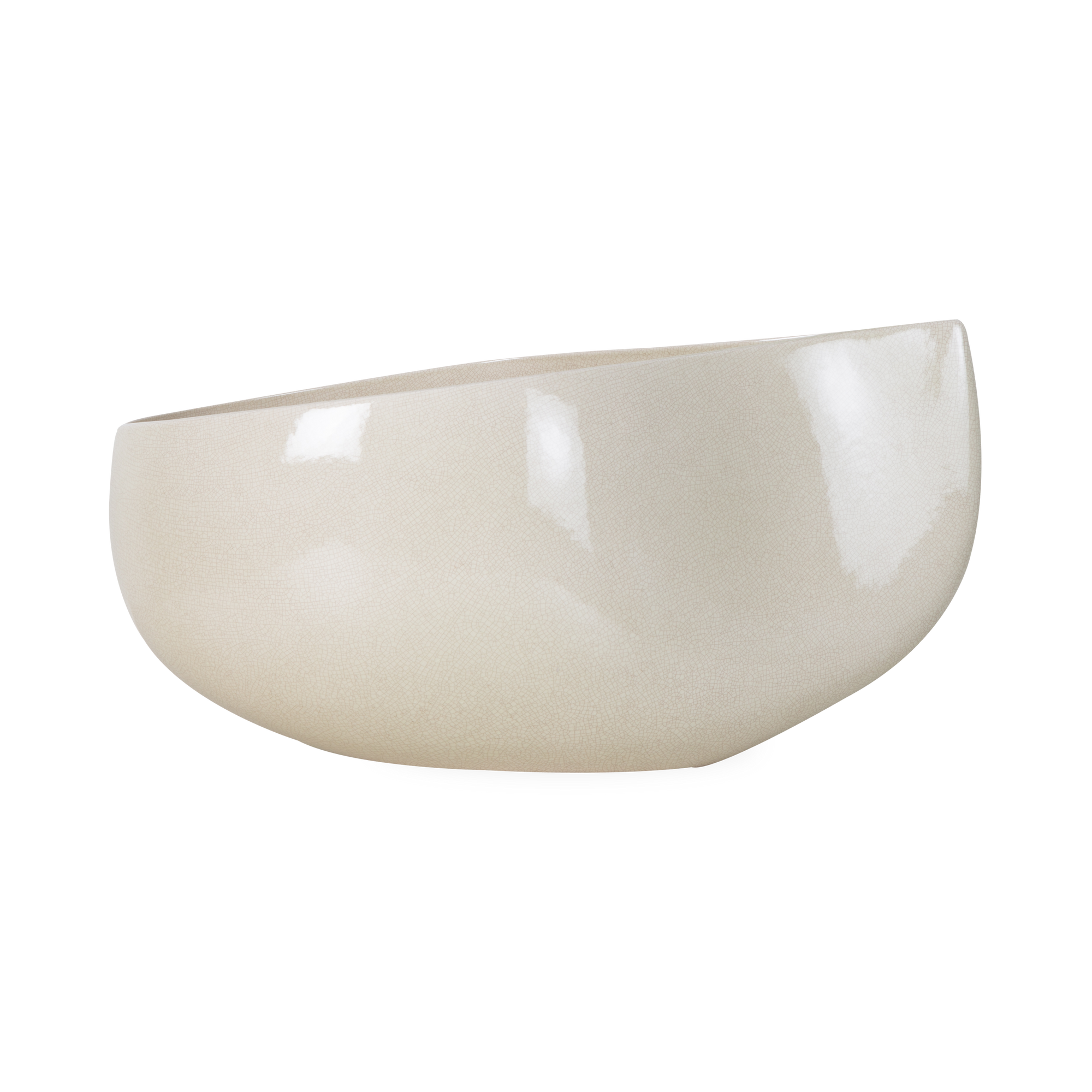 Crackle Teardrop Bowl