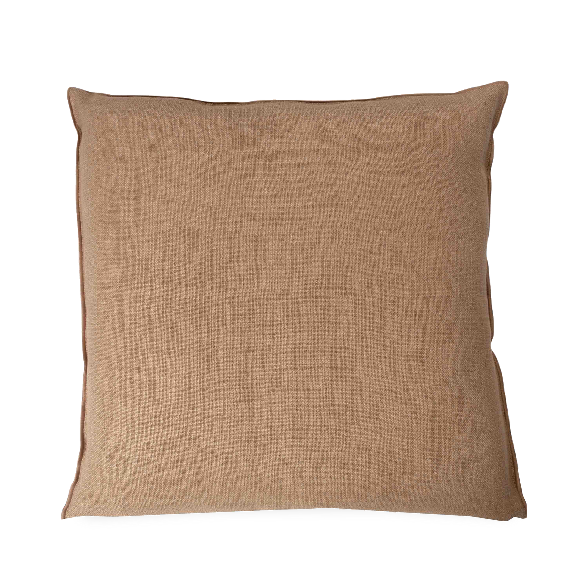 Texturally captivating, the Vintage Linen Pillow has a soft linen body that layers well with other accent pillows due to its simplicity.