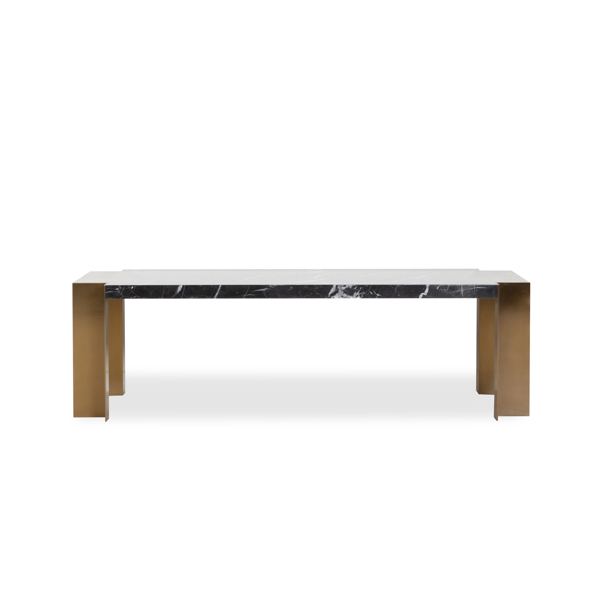 With an architectural edge, the Lenor Coffee Table presents an art deco feel to your space.