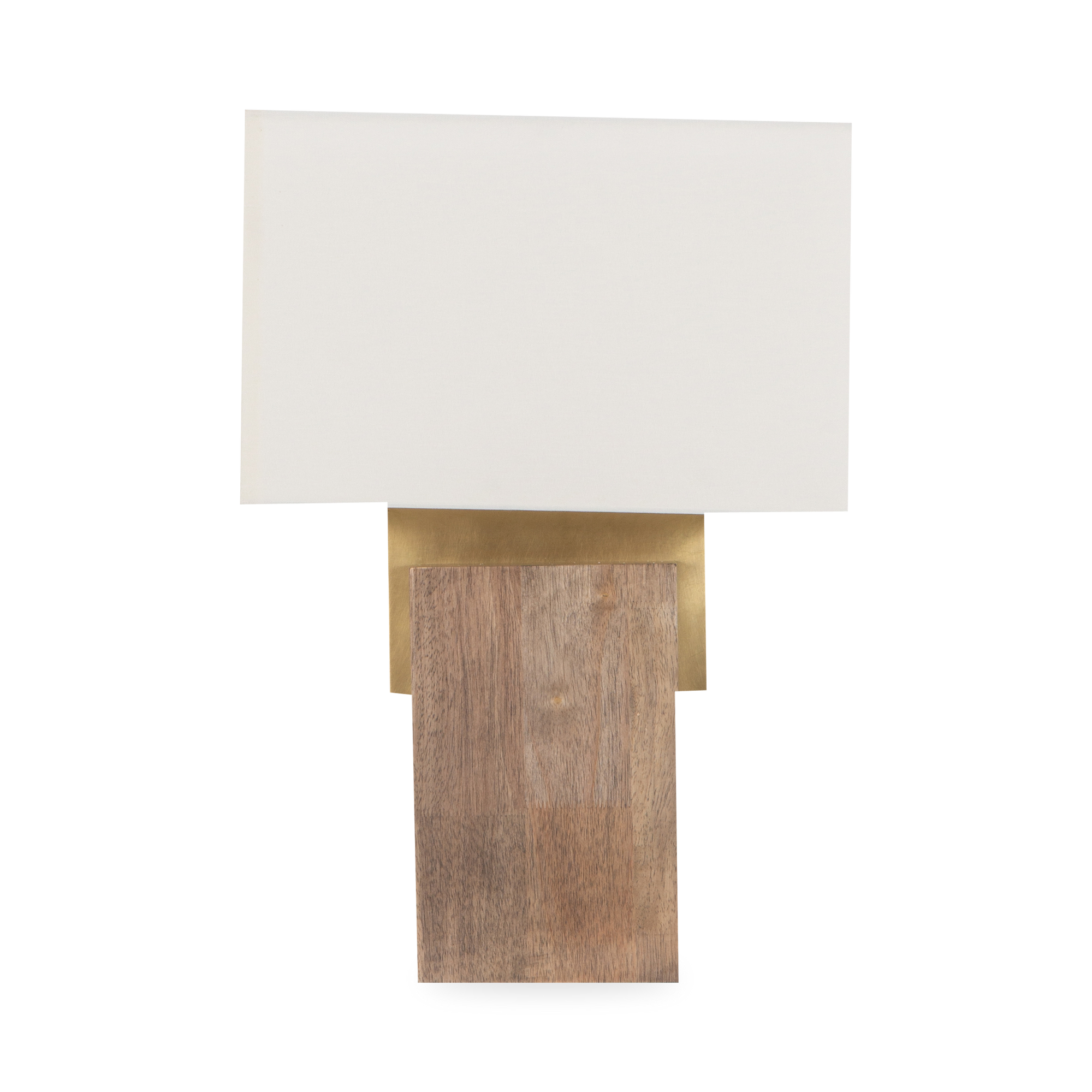 The Slab Table lamp made with natural brass is the perfect combination of luxury and a modern feel.