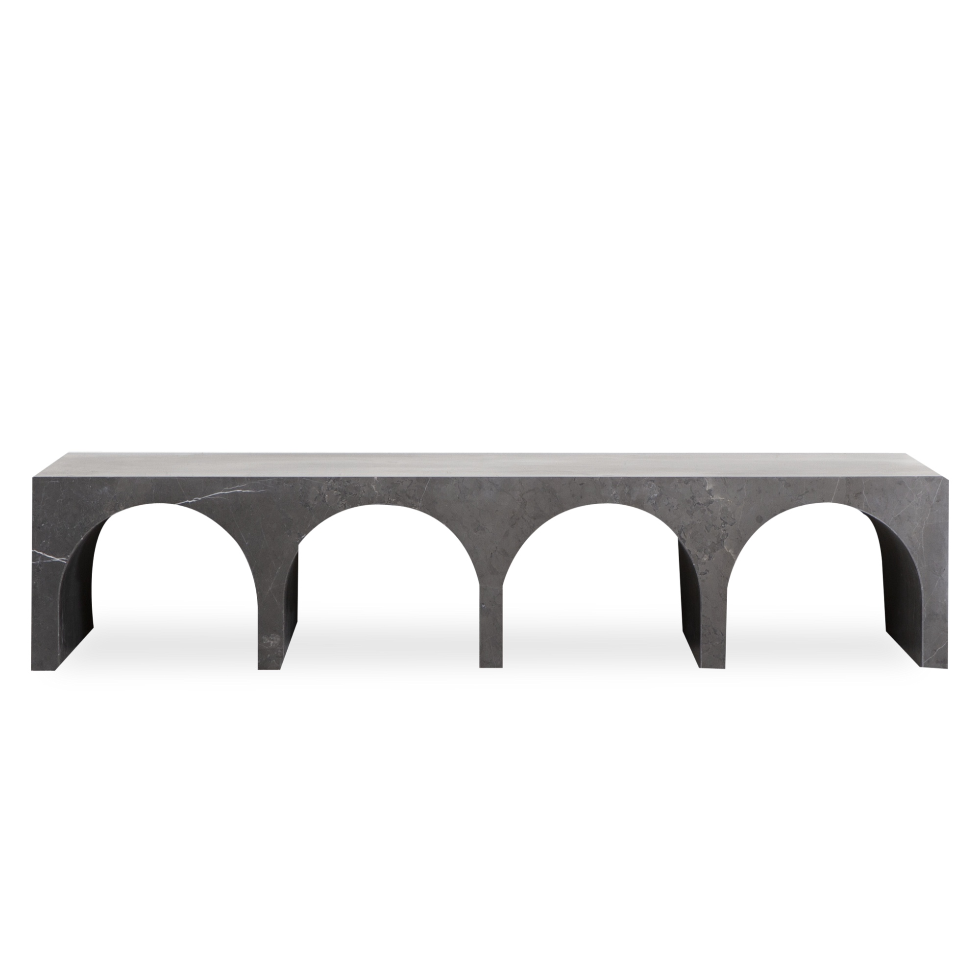 A modern interpretation of classical architecture , the Arcade Console Table pays tribute to the bridges and aqueducts of ancient Rome, which integrated arches into their structure