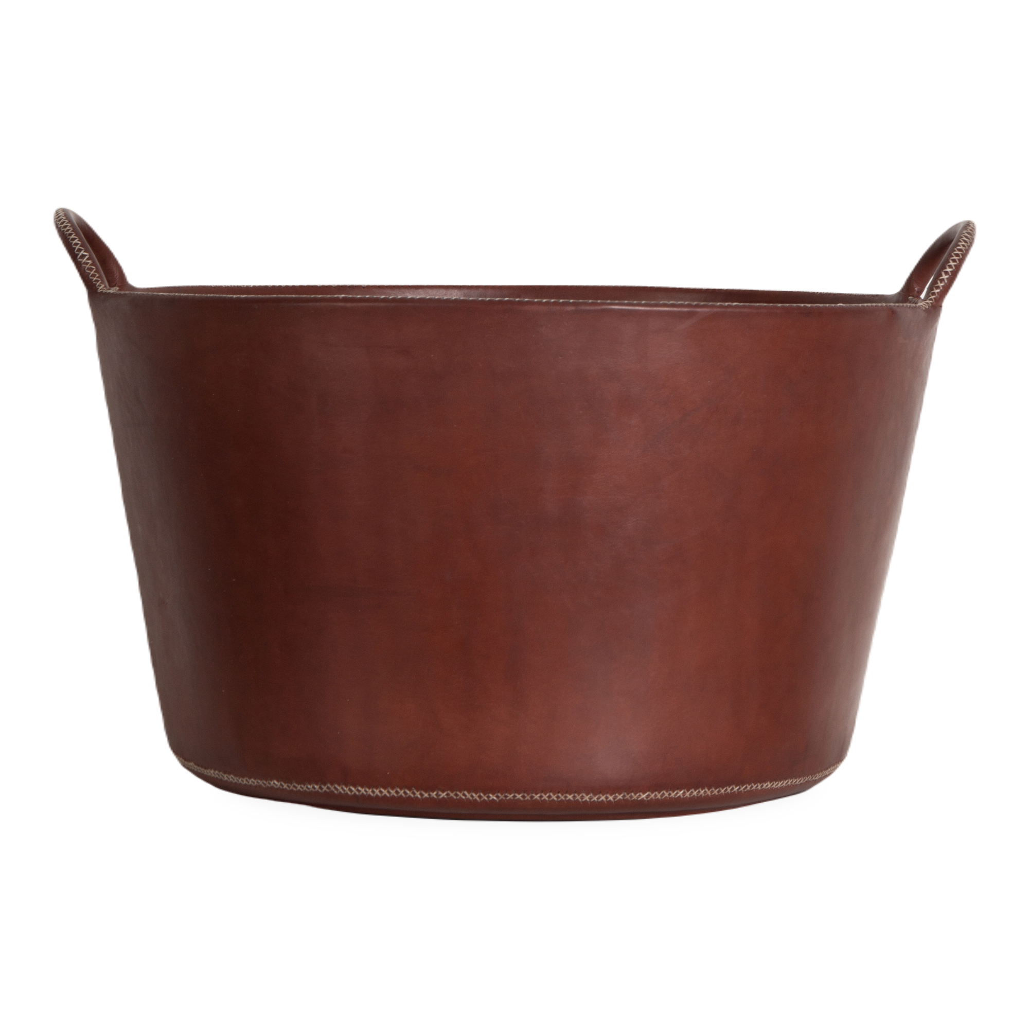 Solid Leather Basket