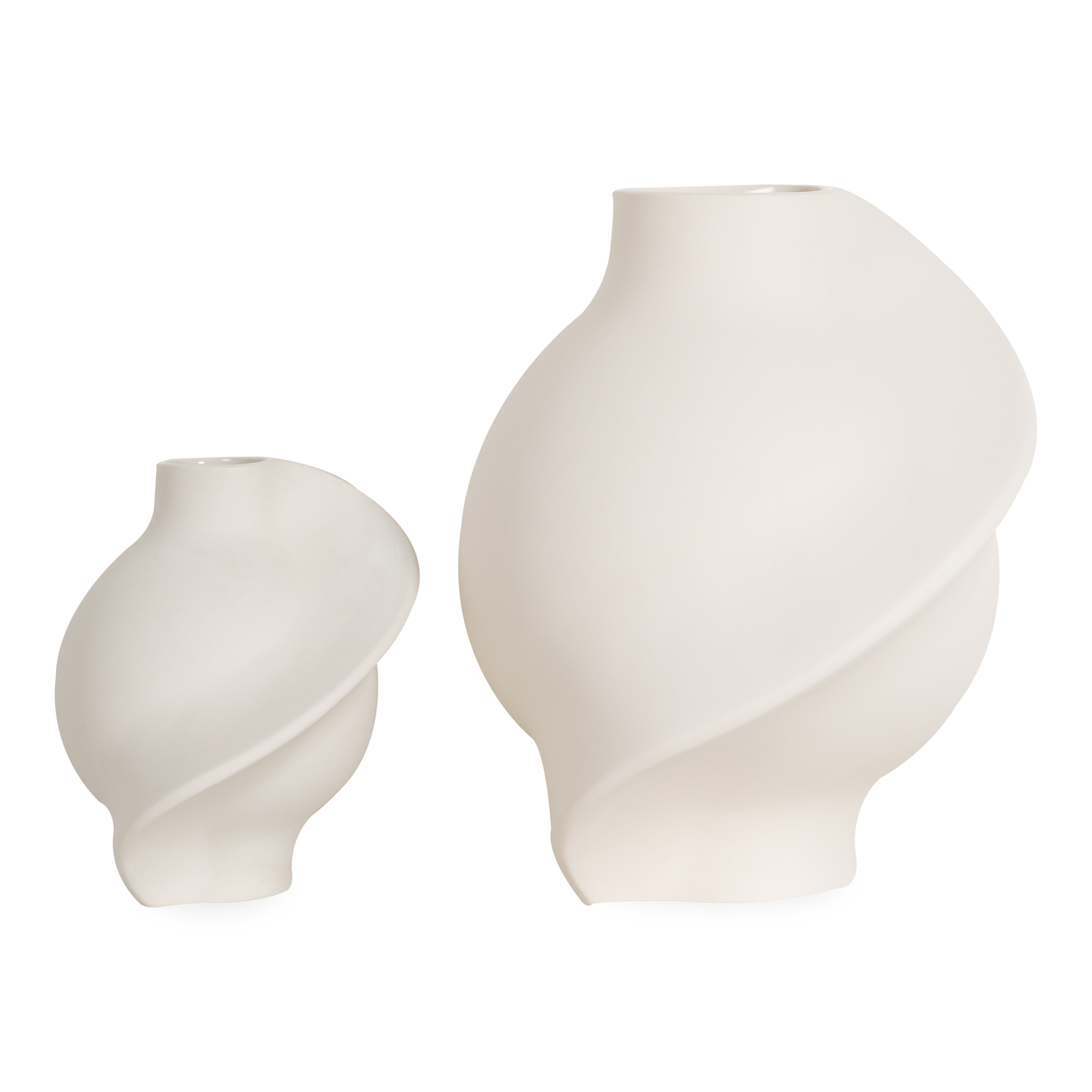 Hand-molded in Portugal, each Pirout Vase is unique and displays its own character.