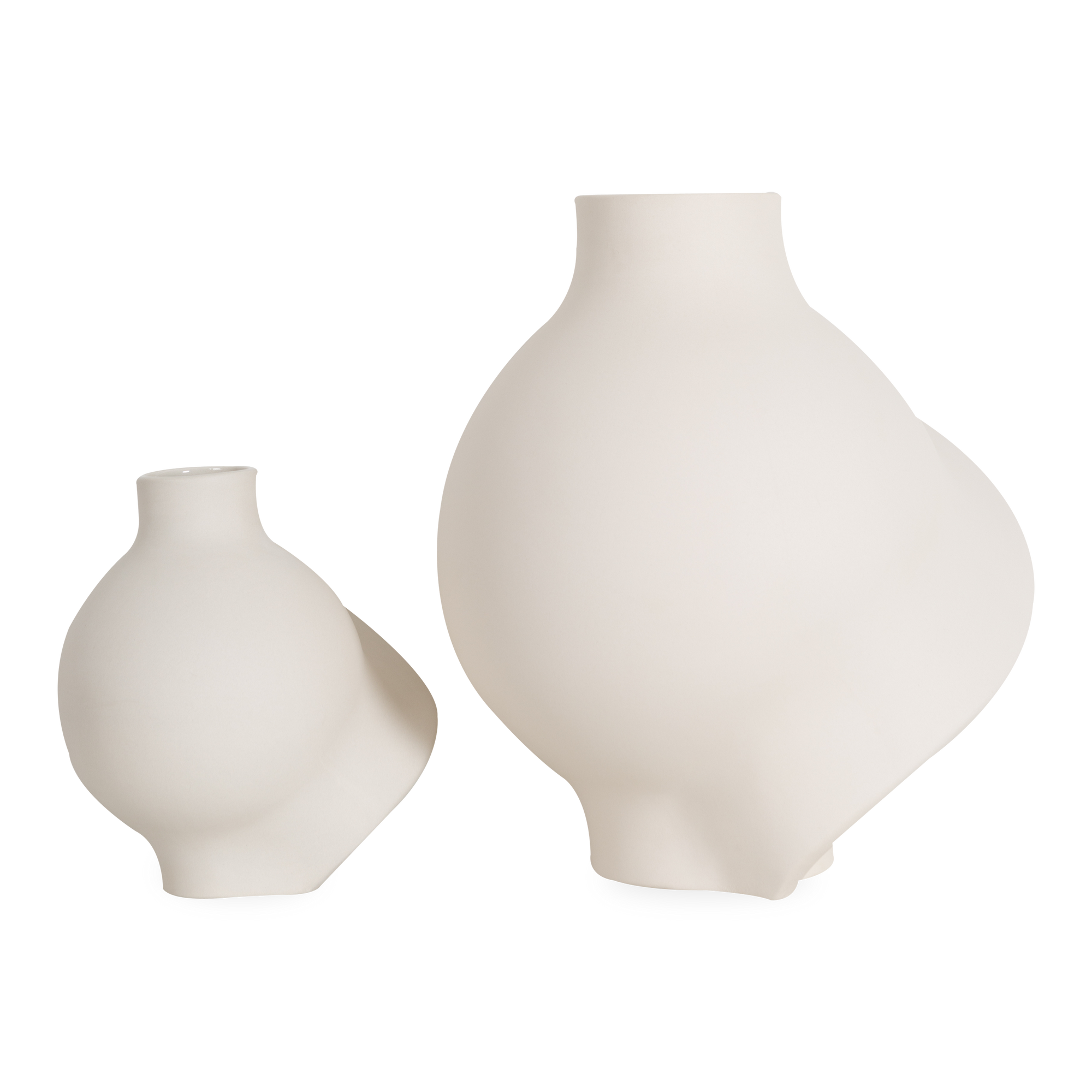 Hand-molded in Portugal, each Pirout Vase is unique and displays its own character.