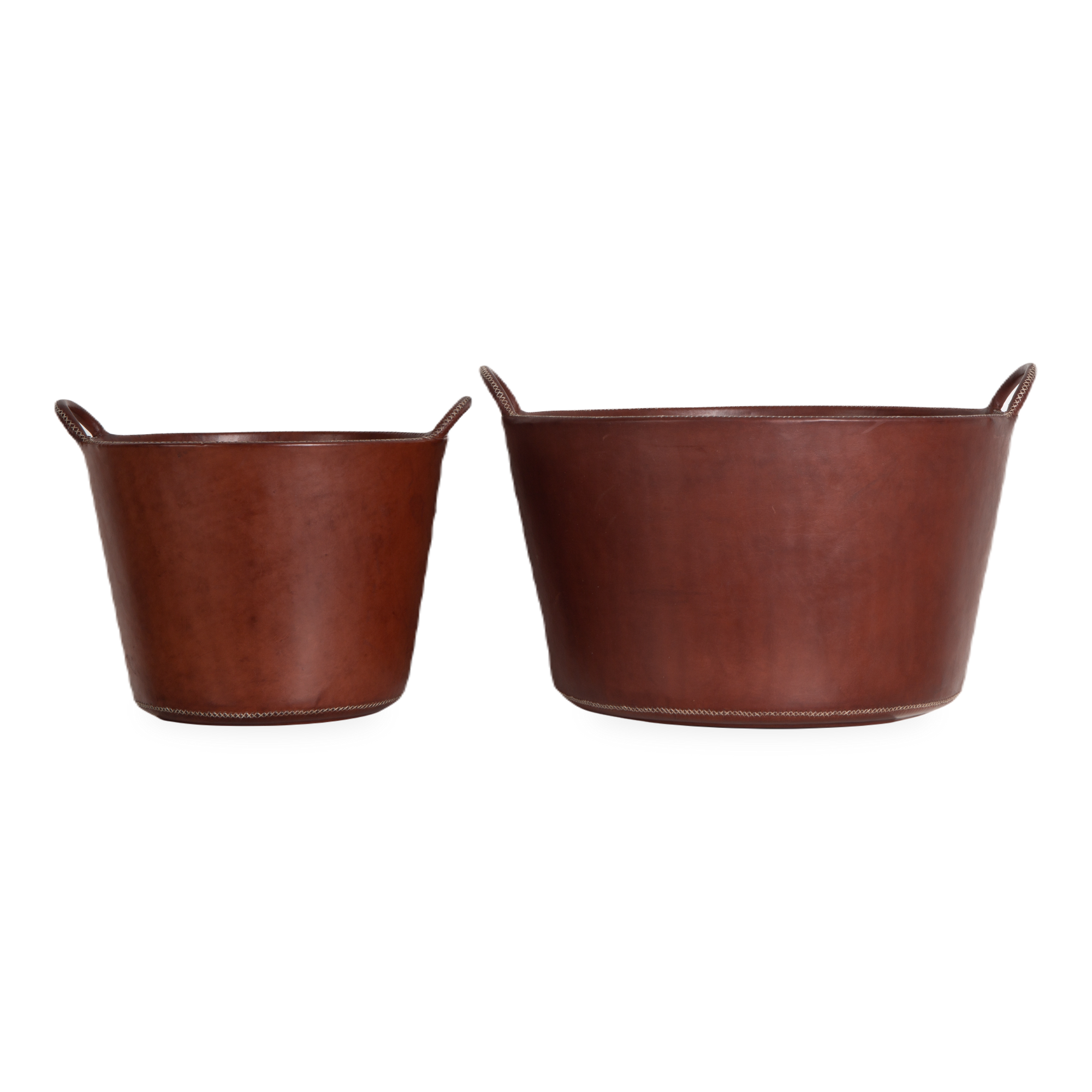 Solid Leather Basket