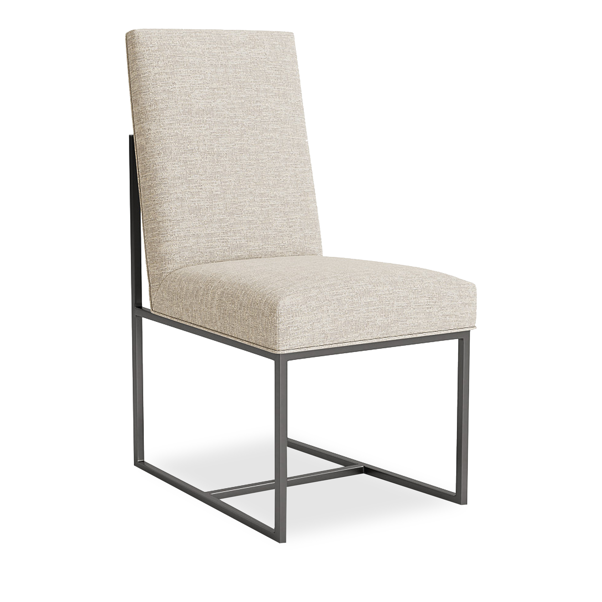 Composed of modern elements, the Gage Low Side Chair adds a clean-lined architectural appeal to your dining space.