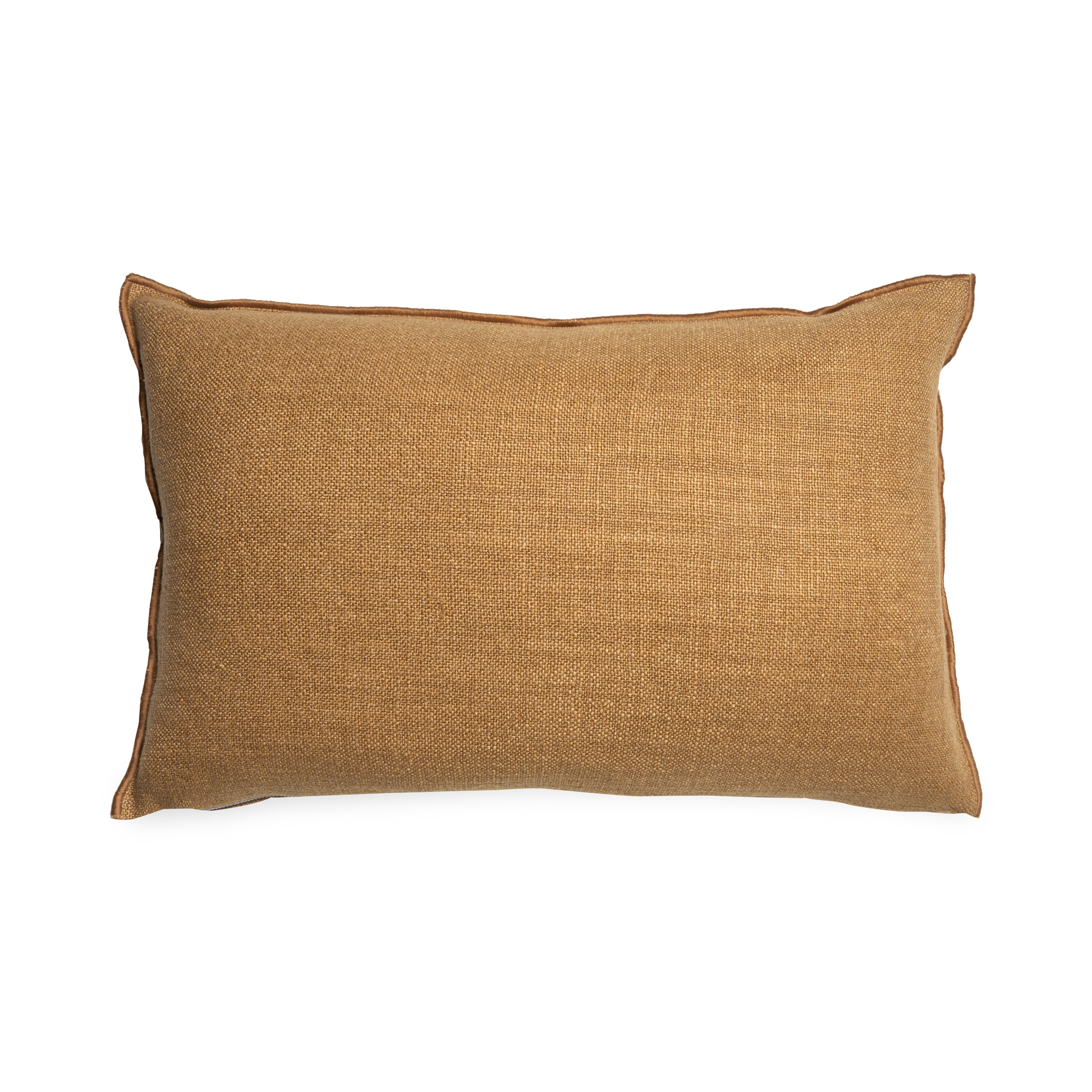 Texturally captivating, the Vintage Linen Pillow has a soft linen body that layers well with other accent pillows due to its simplicity.