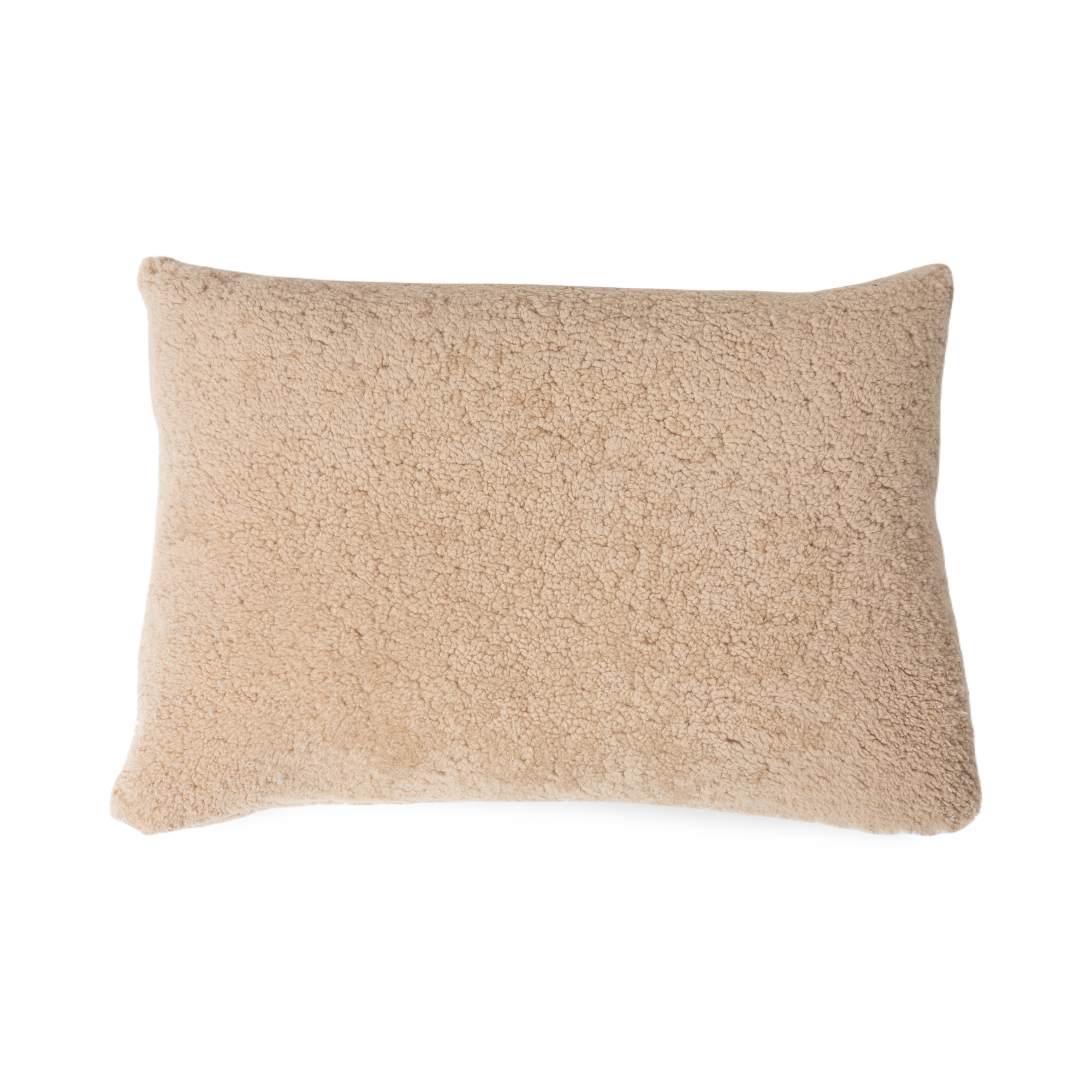 With a welcoming, soft exterior, the Sheepskin Pillow features a light brown tone on real sheepskin from Denmark.